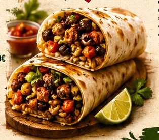 Burritos with lime from the La Mamacita menu